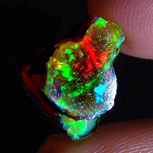 Raw Opal Rough Gemstone, Ethiopian Opal Rock, Jewelry Making Supplies, Raw Gemstone and Crystals, Chakra Healing, Energy Stone, Wikka, Reiki, Yoga, Meditation Lot, Diy Stone, 25.00 cts.
