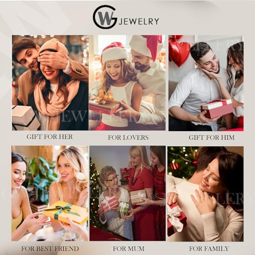 GW Stopper Charms 925 Sterling Silver Round Rondelle Spacer Beads with Exquisite Velvet Bag for Charm Bracelets for Women - color: Rose Gold-4PCS