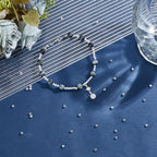 PH PandaHall 600pcs 925 Sterling Silver Plated Beads, 3mm Seamless Smooth Round Bead Ball Beads Brass Loose Spacers Long-Lasting Waist Bead for Bikini Belly Chain Layered Bracelet Jewelry Making - size: 3mm