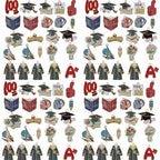 24pcs Alloy enamel graduation season series graduation hat academic dress backpack bouquet Jewelry Making DIY Keychain Earrings Pendant Various Design Charms for Jewelry Making Bracelets Necklace(SN751) - color: SN751