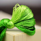 4 Skeins Mulberry Silk Floss Embroidery Thread Floss-Cross Stitch Threads China Silk Woven Jewelry Threads DIY Sewing Kits (01) - color: 01