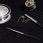 2 Pack Coil Jig Tool Set, Stainless Steel Micro 1.5mm-10mm Wire Looping Winding Rod, Wire Looping Wrapping Step Mandrel, 10 Sizes Round Multi Jump Ring Mandrel Wire Looping Rods Forming Rings Tool