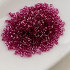 John Bead 25g Cylin Beads Transparent Red Wine 11/0 Glass Cylindrical Seed Beads for Jewelry Bracelets Necklaces Earrings Making Embroidery - color: Transparent Red Wine