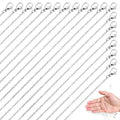 QFGasre 17.5 Inch Stainless Steel Necklace Chain 0.8mm Bulk Chain Necklace Silver Link Chains Adjustable Silver Chains Pack DIY Cable Jewelry Making Men Women 20pcs