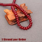 BONNY BOXX 1 Strand Natural 5 * 8mm Garnet Jade Rondelle Beads, Natural Abacus Disk Stone Beads Loose Spacer Gemstone for DIY Bracelet Necklace Jewelry Making - color: Garnet Jade, size: 5*8MM