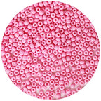 Bala&Fillic Pink Color 4mm Seed Beads About 1200pcs/100Grams in Bag, 6/0 Glass Craft Beads for Making Bracelet and Necklace (Pink) - color: Pink -4mm