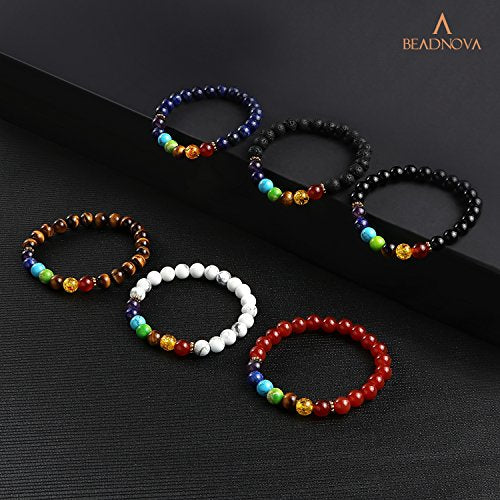 BEADNOVA 4mm Black Onyx Gemstone Round Loose Beads for Jewelry Making (90-92pcs) - color: 01) Black Onyx Agate Round Beads, size: 4mm