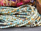 Zenkeeper About 180 Pcs Amazonite Beads for Jewelry Making 4 MM Amazonite Gemstones Loose Stone Beads - color: Amazonite, size: 4MM, about 180pcs