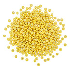 BEEFLYING 632Pcs 10MM Plating Opaque Acrylic Alphabet Beads Acrylic Letter Beads Flat Round Disc Loose Spacer Beads for Jewelry Bracelet Necklace Earring Making DIY Crafts, Yellow - color: Yellow