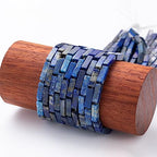 Natural Lapis Lazuli Rectangle Tube Beads 4x13mm 38cm/str Loose Semi Gemstone Stone Beads for Making Bracelets Necklace Earrings - color: Lapis Lazuli, size: 4x13mm Rectangle