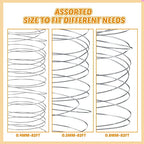 Funrous 5 Rolls 5 Size Jewelry Wire 18, 20, 22, 24, 26 Gauge Copper Wire Kit Jewelry Beading Bendable Craft Metal for Making Crafts, Sculpting with a Pliers(Silver) - color: Silver