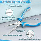 SPEEDWOX Fine Tips Long Nose Pliers For Jewelry Making and Fishing - Serrated Jaw, Thin Needle Nose, Wire Looping and Bending - style: Fine Tips Needle Nose