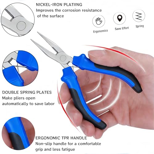 Precision Repair Tool Set, 12-Piece Electronics & Jewelers Repair Kit with Precison Screwdrivers, Mini Pliers, Demagnetizer, Small Tool Kit for PC, Laptop, Phone Repair, Includes Compact Storage Pouch