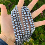 48pcs Adabele AAA Grade 8mm Natural Shell Pearl Loose Round Beads Freshwater Mother of Pearl Nacre 15 inch (Dark Silver) for DIY Craft Jewelry Making SP8-30 - color: Dark Silver, size: 8mm (48pcs/1 Strand)