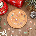 MARFOREVER 40 Pcs/20 Pairs Christmas Charms for Jewelry Making, Gingerbread Man Christmas Enamel Charm Holiday Xmas Bangle Pendants for Bracelet Necklace Earrings Making Accessories - style: Gingerbread Men