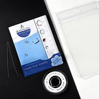 BEADNOVA DIY Starter kit 0.8mm Stretch Jewelry Cord Elastic Crystal String Cord 5 Meters with 1pc Collapsible Eye Needle for Jewelry Making