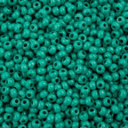 John Bead Czech Glass Seed Beads 11/0 Terra Intensive Dark Green, 25 Grams of DIY Jewelry Making Beads Preciosa (Jablonex) - color: Dark Green