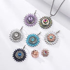 10PCs Mixed Style Rhinestones Snaps Jewelry Charms Buttons 18/20mm for Interchangeable Snaps Jewelry Making Women DIY Button Bracelets Necklaces Rings Brooch Accessories (Purple) - color: Purple