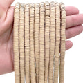 10 Strands Clay Bead, Heishi Beads for Bracelet Stack, Earth Tone Clay Beads for Adults, Flat Beads Kit for Friendship Bracelets, Neutral Beads Bracelet Making Kit(Warm Taupe) - color: Warm Taupe