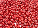 Czech Glass Seed Beads Size:6/0 40 gr / 1.4 oz… (Red) - color: Red