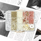 Basigeese Jewelry Making Supplies Kit Natural Stone Beads for Irregular Gemstone Beading with for DIY Craft Bracelet Necklace Earrings for Adults (Volcano Cherry Quartz) - color: Volcano Cheey Quartz