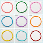 Bala&Fillic Crystal Pearl Color 4mm Seed Beads About 1200pcs/100Grams in Bag, 6/0 Glass Craft Beads for Making Bracelet and Necklace (Crystal Pearl) - color: Crystal Pearl -4mm
