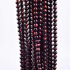 Natural Round AAA+ Red Tiger Eye Gemstone Loose Beads Energy Stone Healing Power for Bracelet Jewelry Making 1 Strand 15"（8mm,48pcs） - color: red, size: 8mm