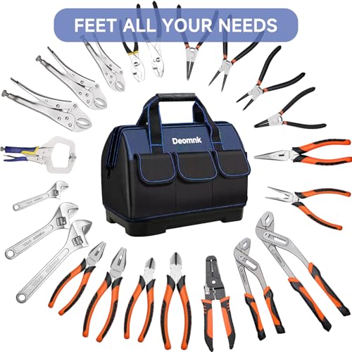 22-Piece Pliers Tool Set with Portable Tool Bag, Full Assortment of Pliers Essential Home Repair & Workshop Kit, Great Gift Idea for DIY Enthusiasts and Homeowners Father's Day