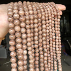 Yochus 60pcs 6mm Coffee Persian Jade Energy Healing Round Bulk Gemstone Beads for Jewelry Making Bracelet Necklace Earring DIY - color: coffee, size: 6mm
