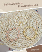 ClaBead Bracelet Making Kit 3200Pcs, Clay Beads Bracelet Kit with Gold Beads and Sliver Beads (Earth Tone) - color: Earth Tone