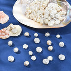 LiQunSweet 200 Pcs 4 Styles Rose Shape ABS Plastic Imitation Pearl Beads Flowers Loose Spacer Beads for DIY Jewelry Crafts Gifts - color: Rose Shape Imitation Pearl Beads_200 Pcs