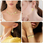 SANNIX 26Pcs Letter Charms, Initial Letter Charm for Jewelry Making, Gold A-Z Alphabet Letter Charm Pendants for Bracelet Necklace Earrings Crafts Making - style: 3D Letter