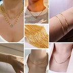 33 Feet 18K Gold PVD Plated Stainless Steel Box Chains Bulk, 2mm 304 Stainless Steel Chain Spool Square Link Box Chain Roll Bulk for Jewelry Making - color: 2MM Gold Square Box Chain