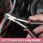 6-Inch Long Reach Diagonal Cutters Mini Long Diagonal Cutting Pliers Side Cutters Pliers Small Wire Cutters for Jewelry Making, Long Reach Pliers Working In Tight Spaces, Pink Tool for Women - style: Diagonal Cutting Pliers