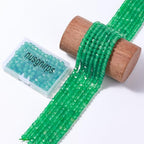 Natural Faceted Green Aventurine Cube Stone Beads 5-5.5mm 60pcs/str Loose Square Semi Gemstone Stone Beads for Making Bracelets Necklace Earrings - color: Green Aventurine