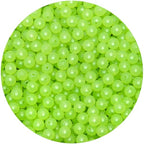 BONNY BOXX 1000PCs 6MM Jelly Light Green Acrylic Round Beads, Smooth Transparent Acrylic Balls, Plastic Resin Gumball Bubblegum Chunky Beads for Necklace & Bracelet Making, Crafting Supplies - color: Jelly Light Green, size: 6MM