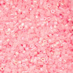 John Bead 25g Cylin Beads Pink Neon Glow in Dark AB 11/0 Glass Cylindrical Seed Beads for Jewelry Bracelets Necklaces Earrings Making Embroidery - color: Pink Neon Glow in Dark AB