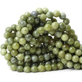 45PCS 8mm Natural Taiwan Green Jade Round Loose Beads for Jewelry Making DIY Bracelet Necklace Materials 1 Strand 15" - color: Taiwan Green Jade, size: 8mm