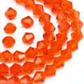 Dowarm 250PCS 6MM Faceted Bicone Crystal Beads for Crafts, Jewelry Making, DIY Bracelet, Necklace, Dolls, Wine Charms, Wind Chimes, Suncatchers, Loose Spacer Glass Beads, Hyacinth - color: 10-Hyacinth, size: 6MM