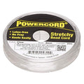 Powercord Elastic Cord Clear 0.8mm Diameter 27.3 Yards / 25 Meters