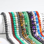 Natural Gemstone Round Loose Beads for Jewelry Making DIY Crystal Energy Healing 1 Strand 15" (Amethyst, 4mm (15"/Strand)) - color: Amethyst, size: 4mm (15"/Strand)