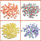100 Pcs Popsicle Polymer Clay Beads Cartoon Heishi Spacer Beads Supplies for DIY Bracelet Earring Necklace Jewelry Making - color: Popsicle