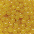 200PCS Glass Beads 8mm Glass Beads for Bracelets Necklaces Jewelry Making DIY Crafts (Pure Yellow) - color: 5Pure Yellow