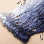 100% Nature Mulberry Handmade Embroidery Silk Thread Woven Jewelry Accessory Artificial Flowers Cross Stitch Floss DIY Sewing Kits 10 Gradient Colors 110m Each (22) - color: 22