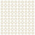 PH PandaHall 100pcs 24K Gold Jump Rings, 4mm Open Jump Rings Golden Brass Jewelry Connector Ring 22 Gauge Unsoldered O Ring for Earrings Bracelets Necklaces Chain Choker DIY Craft Making - size: 4mm
