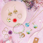 Open Bezels for Resin,50pcs Hollow Frame Pendants Round Open Frame Pendant Opens Bezel Pendants Blank Resin Pendant for Jewelry Making,DIY Resins Crafts(K Gold) - color: K Gold;Round