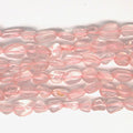 MJDCB Natural Irregular Shape Stone Beads 6-8mm Rose Quartz Gemstone Energy Crystal for Jewelry Making Bracelet Necklace - color: Rose Quartz