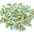 100 Pcs Polymer Clay Beads Mixed Heishi Spacer Beads Charms Supplies for DIY Bracelet Earring Necklace Jewelry Making (Bee) - color: Bee