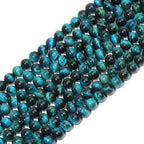 6mm Blue Tiger-Eye Natural Stone Beads Round Loose Beads for Jewelry Making Yochus DIY Beads Bracelet Necklace - color: Blue Tiger-Eye, size: 6mm