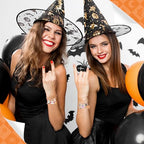 MARFOREVER 40 Pcs/20 Pairs Halloween Charms, Enamel Halloween Charms Bulk Pumpkin Bat Skeleton Witch Spider Candy Charm Pendants for Jewelry Bracelet Necklace Making - style: Halloween